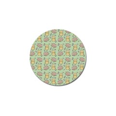 Cute Hamster Pattern Golf Ball Marker by Simbadda