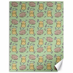 Cute Hamster Pattern Canvas 18  x 24  