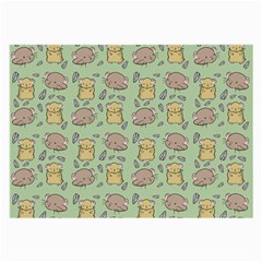 Cute Hamster Pattern Large Glasses Cloth