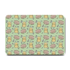 Cute Hamster Pattern Small Doormat  by Simbadda