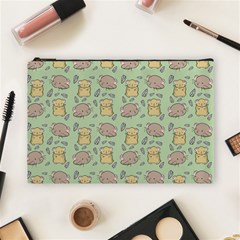 Cute Hamster Pattern Cosmetic Bag (Large) 