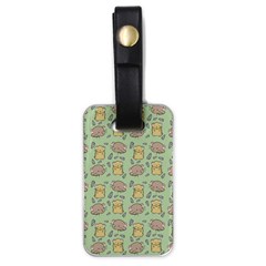 Cute Hamster Pattern Luggage Tags (One Side) 