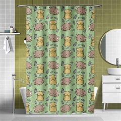 Cute Hamster Pattern Shower Curtain 48  x 72  (Small) 