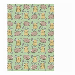 Cute Hamster Pattern Small Garden Flag (two Sides)