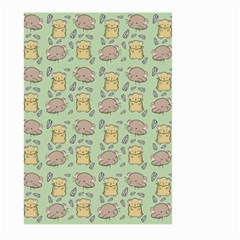 Cute Hamster Pattern Large Garden Flag (Two Sides)