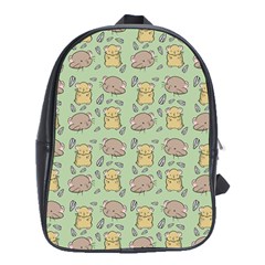 Cute Hamster Pattern School Bags (XL) 