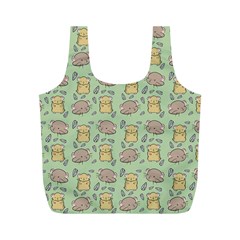 Cute Hamster Pattern Full Print Recycle Bags (M) 