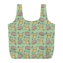 Cute Hamster Pattern Full Print Recycle Bags (L) 