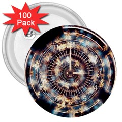 Science Fiction Background Fantasy 3  Buttons (100 Pack)  by Simbadda