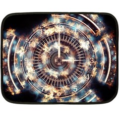 Science Fiction Background Fantasy Double Sided Fleece Blanket (mini) 