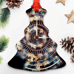 Science Fiction Background Fantasy Christmas Tree Ornament (two Sides)