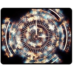 Science Fiction Background Fantasy Double Sided Fleece Blanket (medium) 