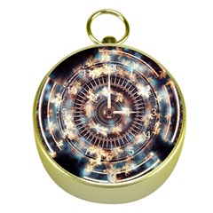 Science Fiction Background Fantasy Gold Compasses