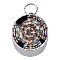 Science Fiction Background Fantasy Mini Silver Compasses by Simbadda