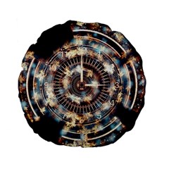 Science Fiction Background Fantasy Standard 15  Premium Flano Round Cushions