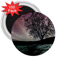 Sky Landscape Nature Clouds 3  Magnets (100 Pack) by Simbadda