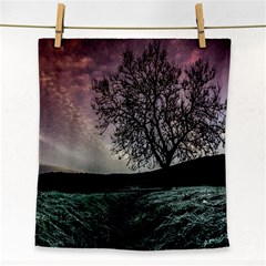 Sky Landscape Nature Clouds Face Towel by Simbadda