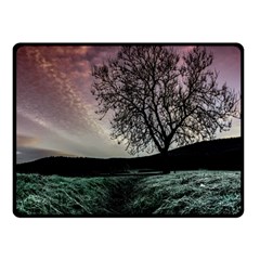 Sky Landscape Nature Clouds Fleece Blanket (small)