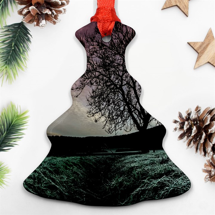 Sky Landscape Nature Clouds Christmas Tree Ornament (Two Sides)