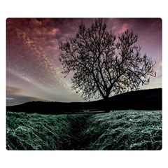 Sky Landscape Nature Clouds Double Sided Flano Blanket (small) 