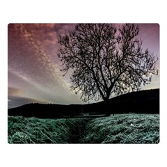 Sky Landscape Nature Clouds Double Sided Flano Blanket (large) 