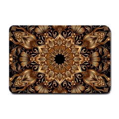 3d Fractal Art Small Doormat 