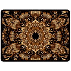 3d Fractal Art Fleece Blanket (large) 