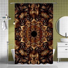 3d Fractal Art Shower Curtain 48  X 72  (small) 