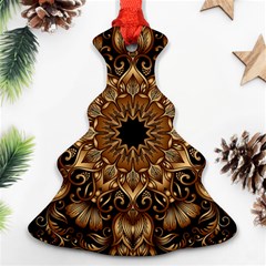 3d Fractal Art Christmas Tree Ornament (two Sides)