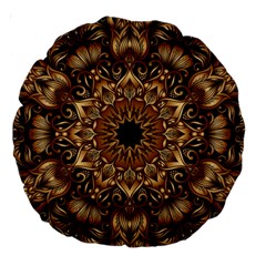 3d Fractal Art Large 18  Premium Round Cushions by Simbadda