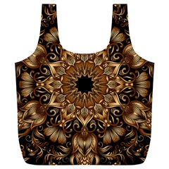 3d Fractal Art Full Print Recycle Bags (l) 