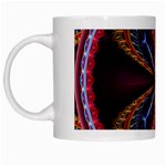 3d Abstract Ring White Mugs Left