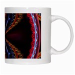 3d Abstract Ring White Mugs Right