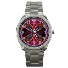 3d Abstract Ring Sport Metal Watch by Simbadda