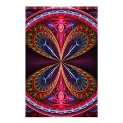 3d Abstract Ring Shower Curtain 48  X 72  (small) 