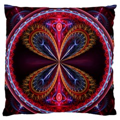 3d Abstract Ring Standard Flano Cushion Case (one Side)