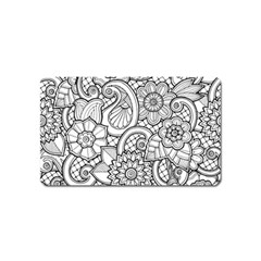 These Flowers Need Colour! Magnet (name Card)