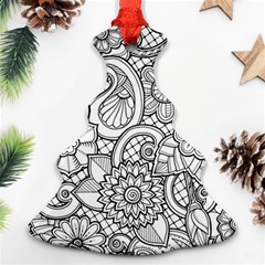 These Flowers Need Colour! Christmas Tree Ornament (two Sides) by Simbadda