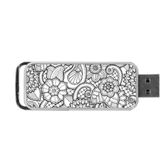 These Flowers Need Colour! Portable Usb Flash (one Side)