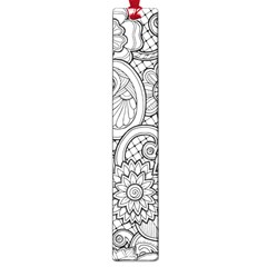 These Flowers Need Colour! Large Book Marks by Simbadda