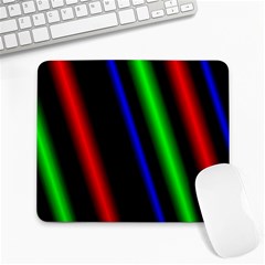 Multi Color Neon Background Large Mousepads by Simbadda