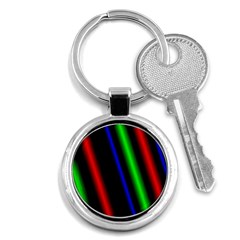 Multi Color Neon Background Key Chains (round)  by Simbadda