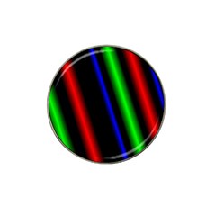 Multi Color Neon Background Hat Clip Ball Marker