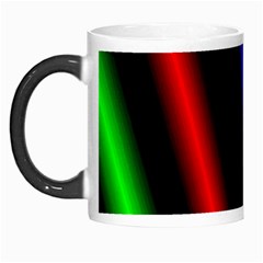 Multi Color Neon Background Morph Mugs by Simbadda