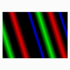 Multi Color Neon Background Large Glasses Cloth (2-side)