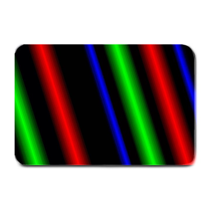 Multi Color Neon Background Plate Mats