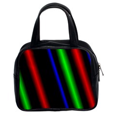 Multi Color Neon Background Classic Handbags (2 Sides)