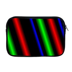 Multi Color Neon Background Apple Macbook Pro 17  Zipper Case by Simbadda