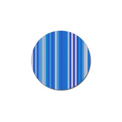 Color Stripes Blue White Pattern Golf Ball Marker (10 Pack) by Simbadda