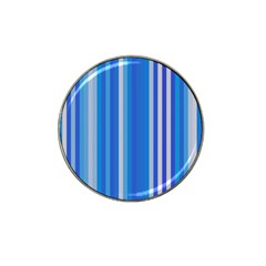 Color Stripes Blue White Pattern Hat Clip Ball Marker